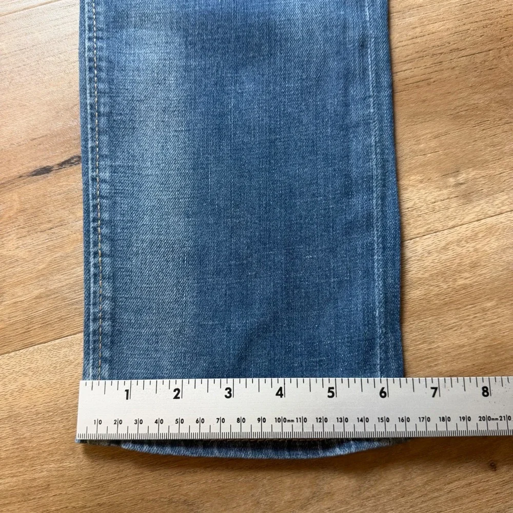 Diesel Buster Jeans Mens 28x32 Blue Slim Tapered Stretch Denim Distressed 084GR